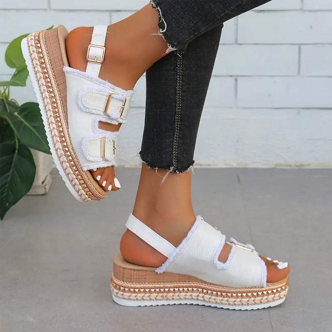 HOPE | CASUAL DENIM WEDGES