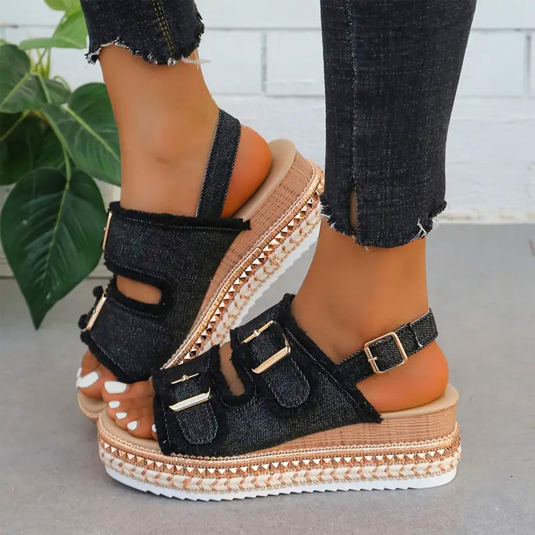 HOPE | CASUAL DENIM WEDGES