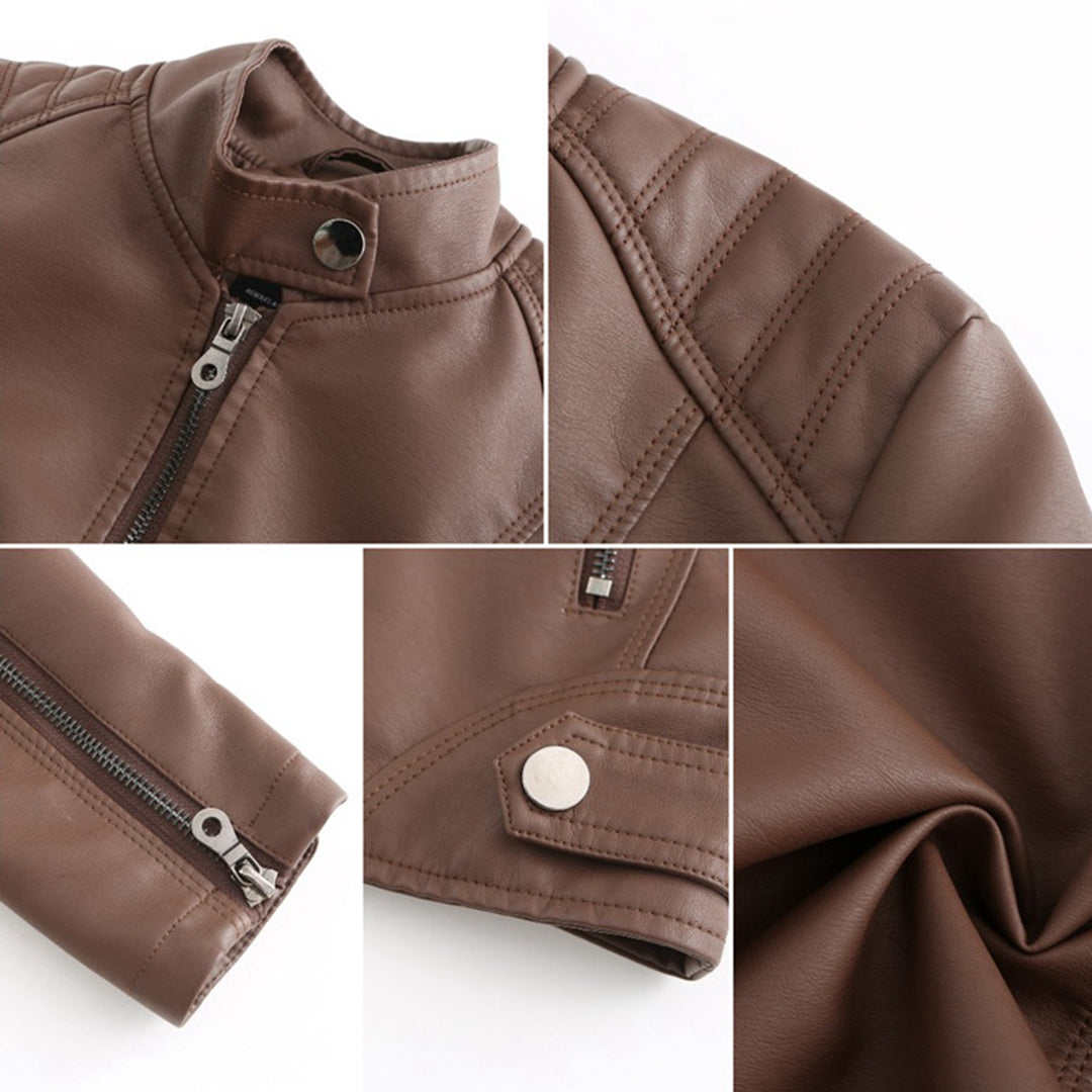 SILVIA | STYLISH LEATHER JACKET