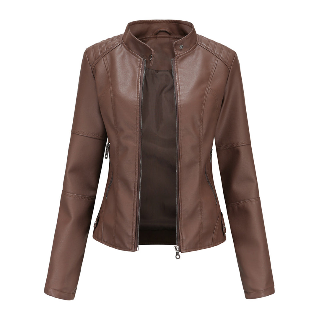 SILVIA | STYLISH LEATHER JACKET