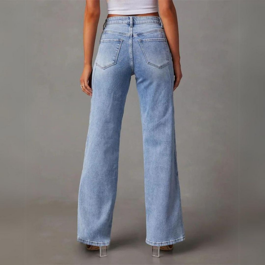 MAEVE | WIDE JEANS WITH HIGH WAIST