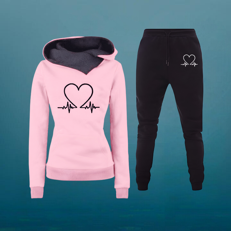 HEARTBEAT | COMFORTABLE LEISURE SWEATSUIT