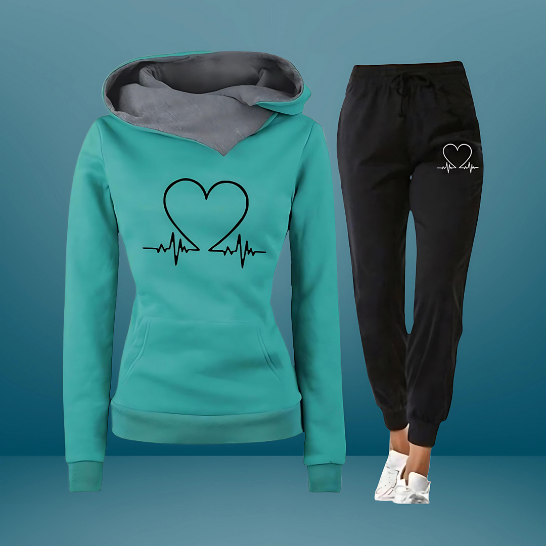 HEARTBEAT | COMFORTABLE LEISURE SWEATSUIT