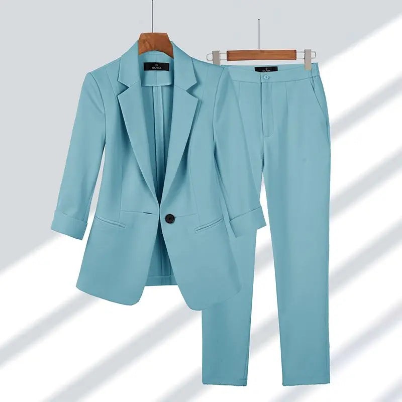 CHERELLE | WOMEN’S MATCHING SUIT JACKET & PANTS