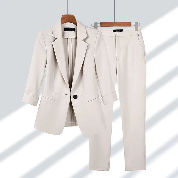 CHERELLE | WOMEN’S MATCHING SUIT JACKET & PANTS