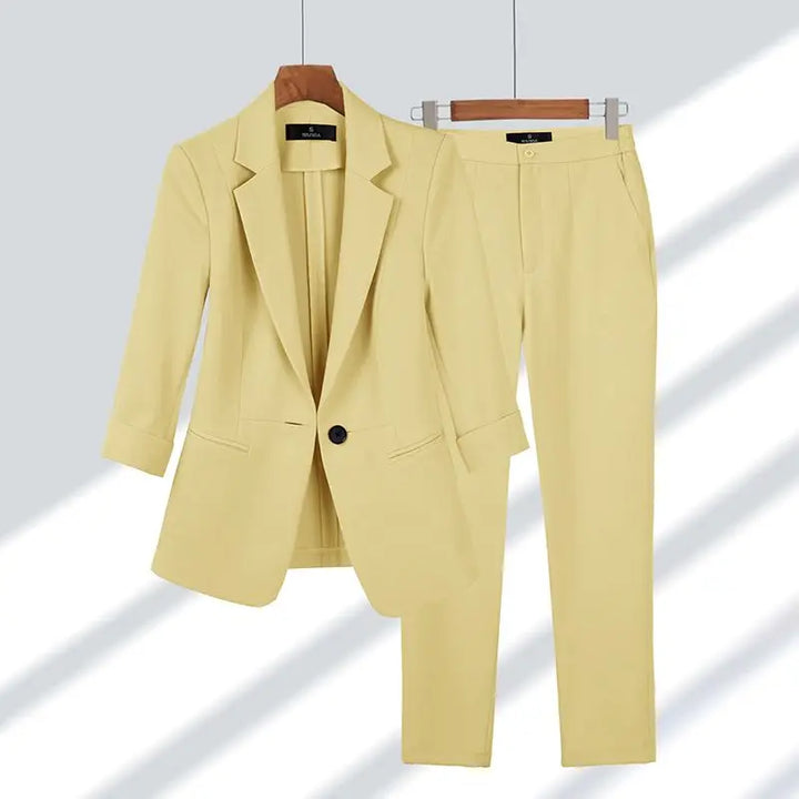 CHERELLE | WOMEN’S MATCHING SUIT JACKET & PANTS