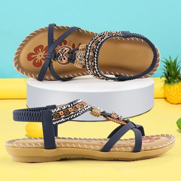 HOLLY | SANDALS WITH ELASTIC BAND & SOFT PLATFORM