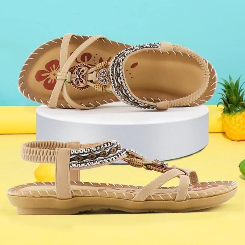 HOLLY | SANDALS WITH ELASTIC BAND & SOFT PLATFORM